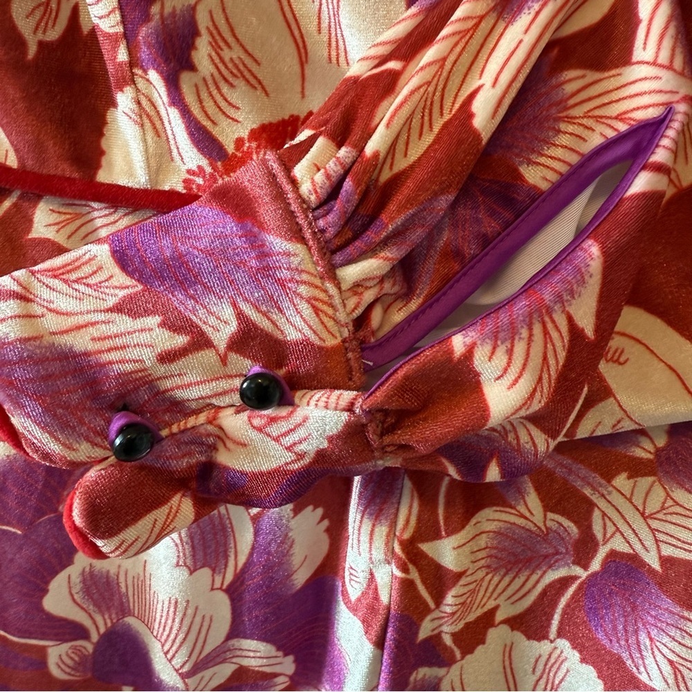 IU Rita Mennoia Velvet Floral Maxi Dress - Picture 6 of 12